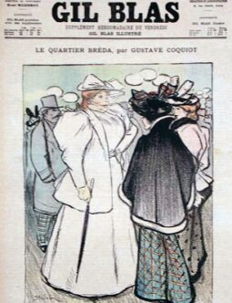 Gil Blas Theofile Steinlen c1890's Le quartier breda