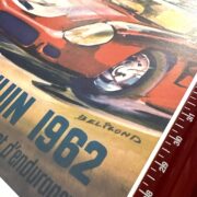 1962 24 hours du Mans (Lemans) by Beligond on linen