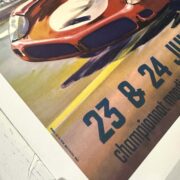 1962 24 hours du Mans (Lemans) by Beligond on linen