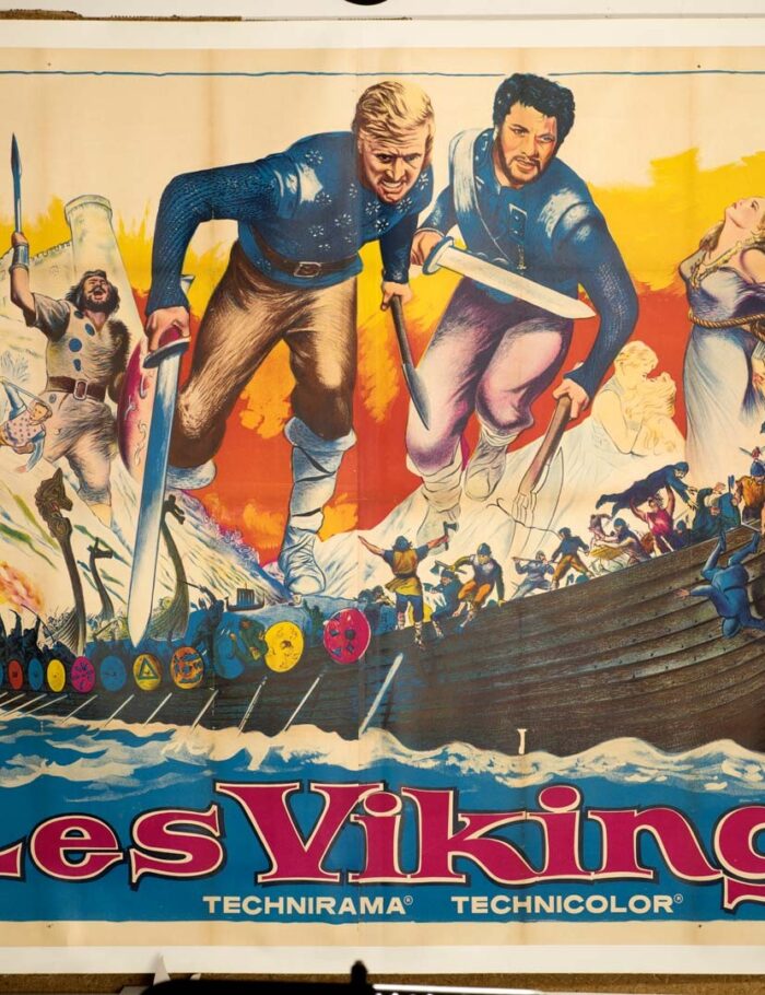 The vikings Kirk Douglas Tony Curtis Janet Leigh original movie poster