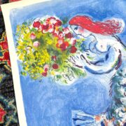 Marc Chagall Baie des Anges 1962 vintage poster original