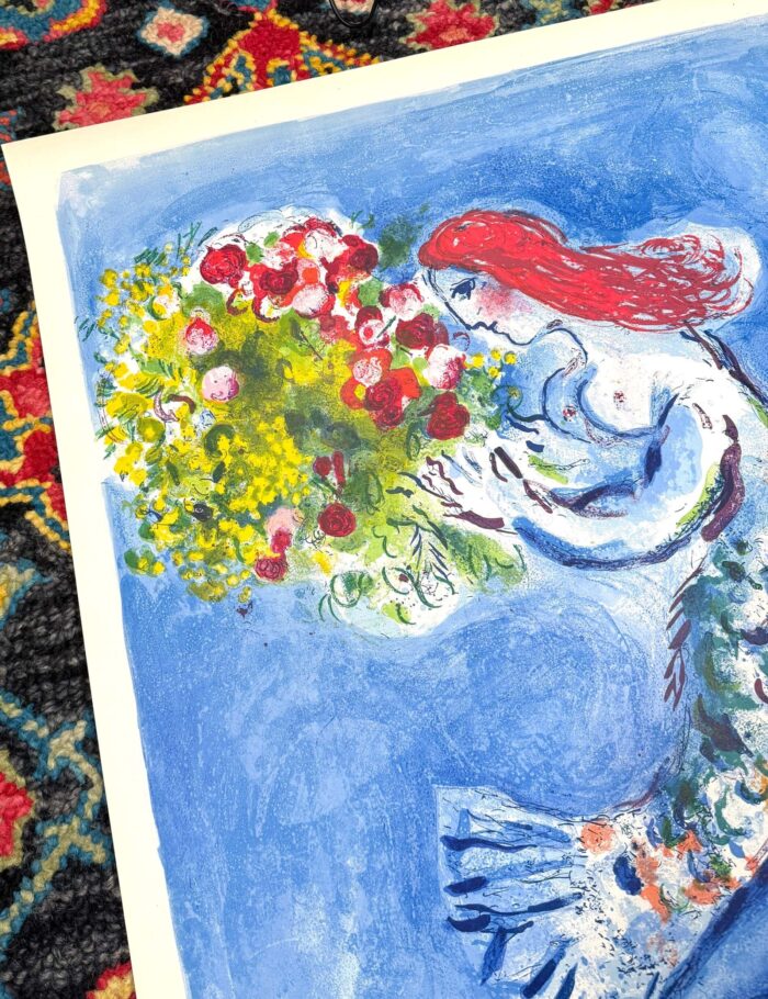 Marc Chagall Baie des Anges 1962 vintage poster original