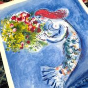 Marc Chagall Baie des Anges 1962 vintage poster original