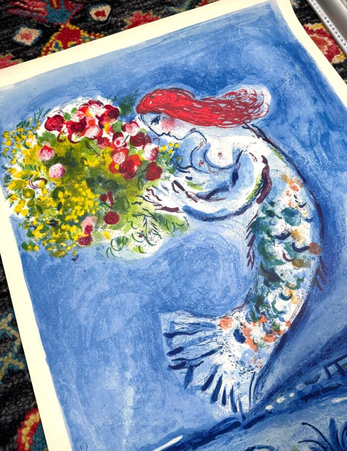 Marc Chagall Baie des Anges 1962 vintage poster original