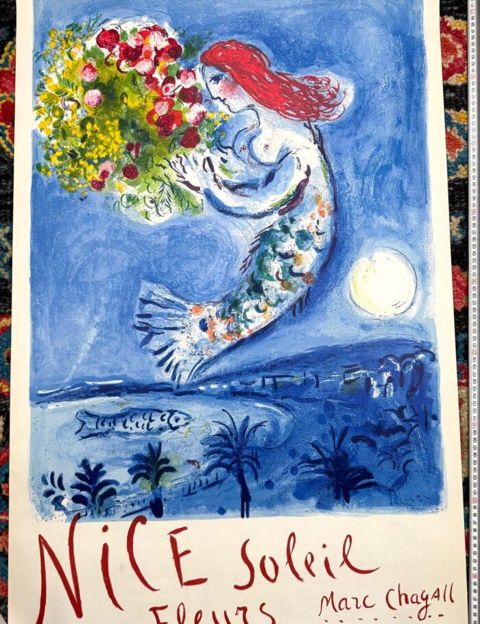 Marc Chagall Baie des Anges 1962 vintage poster original