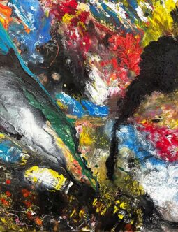 The Warrior Painting by Spencer Stewart 2022 Acrylic Spray Paint on canvas