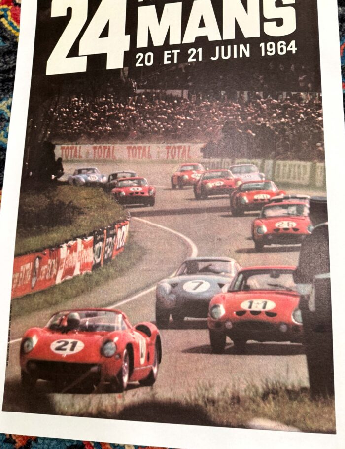 1964 24 hours du Mans (Lemans) original rare Thivillier