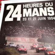 1964 24 hours du Mans (Lemans) original rare Thivillier