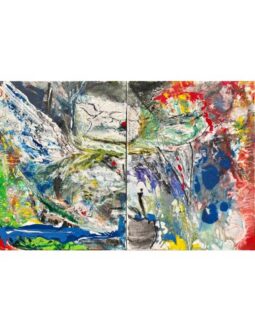 Down by the River Painting by Spencer Stewart 2024 Acrylic and Gesso on canvas