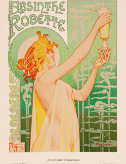 Absinthe Robette by Privat Livemont for Les Affiche Etrangeres Chaix Imprimerie 1896