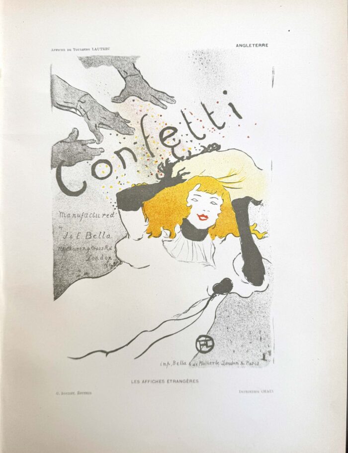 Confetti Toulouse Lautrec