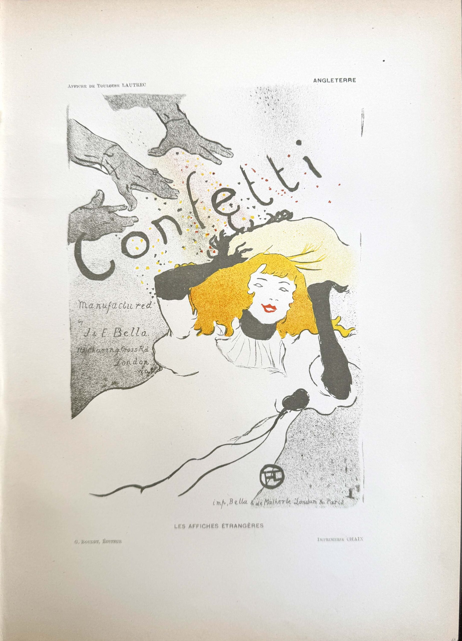 Confetti Toulouse Lautrec