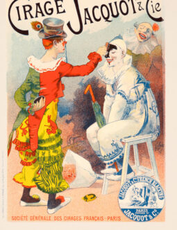 Cirage Jaquot by Lucien Lefevre FOR LES AFFICHES ILLUSTREES 1896 Stone Litho