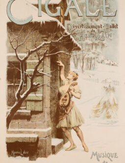 Cigale, Théâtre de l’Opera-Comique (1904) by Maurice Leloir – Original French Lithographic Poster printed by Devambez