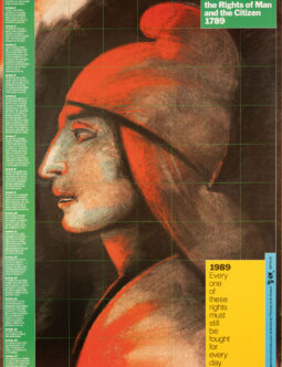 Milton Glaser (1989) – Droits de l’Homme – Original Human Rights Bicentennial Poster
