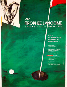 26ème Trophée Lancôme – Saint-Nom-la-Bretèche (1995) Golf Poster by Vladimir Veličković