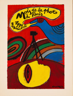 Mois de La Photo a Paris by Corneille 1990 original serigraphie on Wove Paper