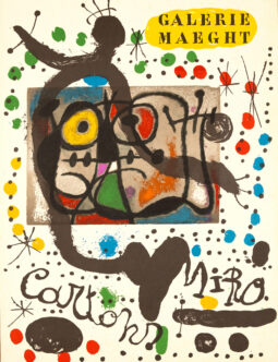 GALERIE MAEGHT “CARTONS” – JOAN MIRO – 1965 - original printing