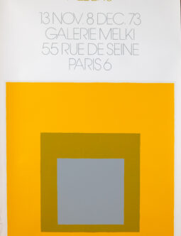 HOMAGE TO THE SQUARE — GALERIE MELKI PARIS — JOSEF ALBERS — 1973