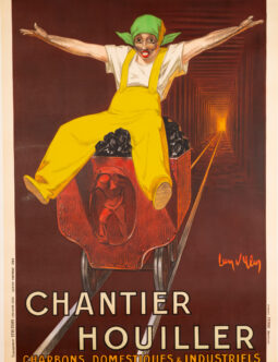 CHANTIER HOUILLER — JEAN D’YLEN — 1924 - Vercasson Paris - Charcoal