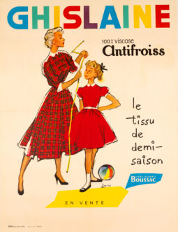 Ghislaine 1950's Fashion poster