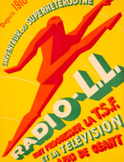 Radio - L.L. (Lucien Levy) – Art Deco Poster by G. Favre, 1930