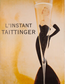 L’INSTANT TAITTINGER ORIGINAL — c.1980 - large version - Champagne poster