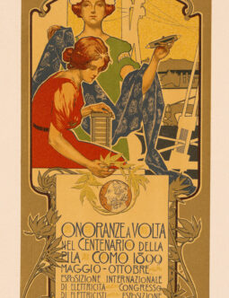 ONORANZE A VOLTA - ADOLFO HOHENSTEIN — RICORDI PORTFOLIO — c.1910