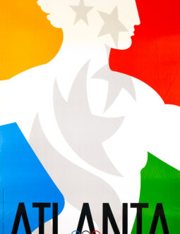 Atlanta Olympics Official Poster, Primo Angeli, 1996 Official poster ORIGINAL
