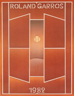 Roland Garros 1982 Jean-Michel Folon ORIGINAL