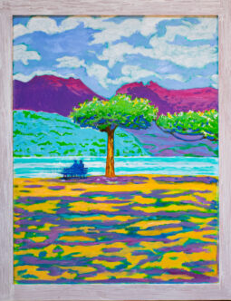 "Under The Platane Tree" by Susan Stewart 2026 Oil and Acrylic on canvas